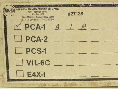 Thermon PCA-1-B1A POWER CONNECTION ASSEMBLY