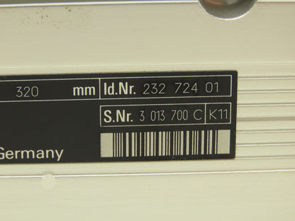 Heidenhain 232 724 01 Linear Encoder Housing Only 320mm