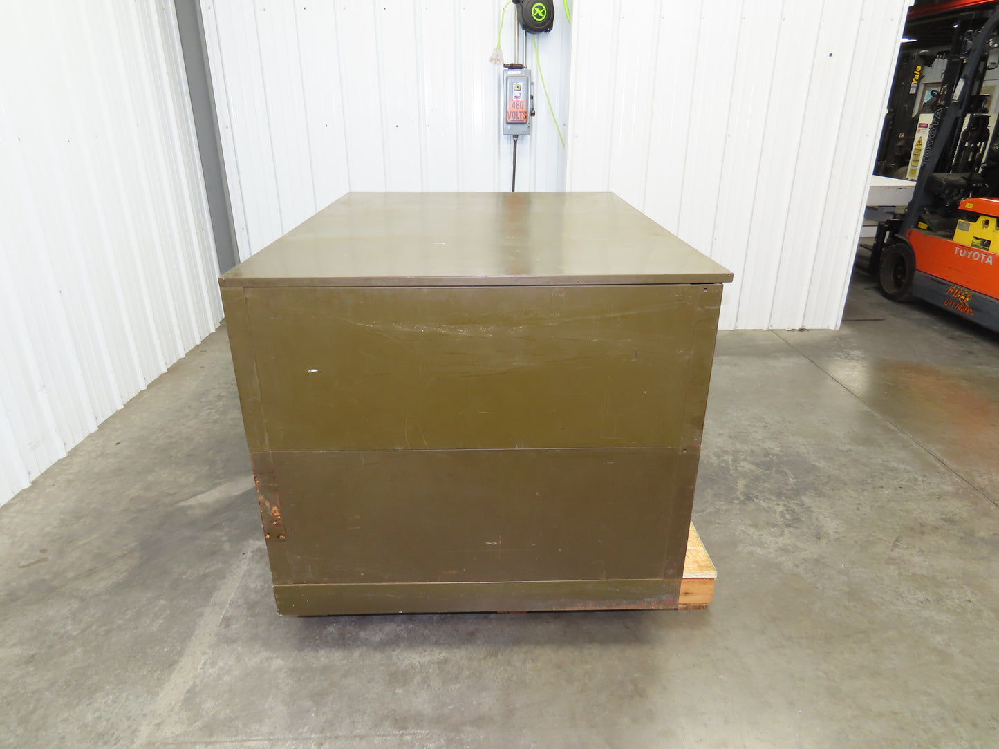 Hamilton Vintage Blueprint File Metal Cabinet 54×42x36" 10 Drawers Map Draft