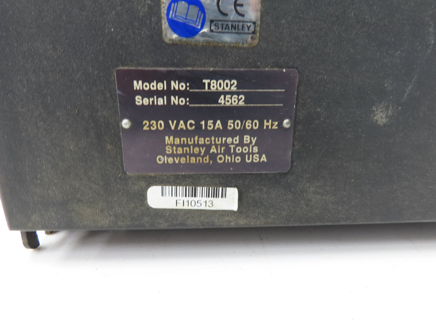 Stanley T8002 Servo Torque Nutrunner Driver Dual Tool Control Panel 230VAC 1Ph