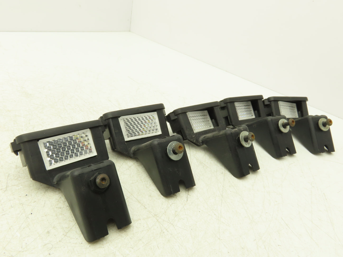 Rapistan Dematic 06881-00055 Conveyor Sensor Reflector & Bracket Assy  Lot of 5