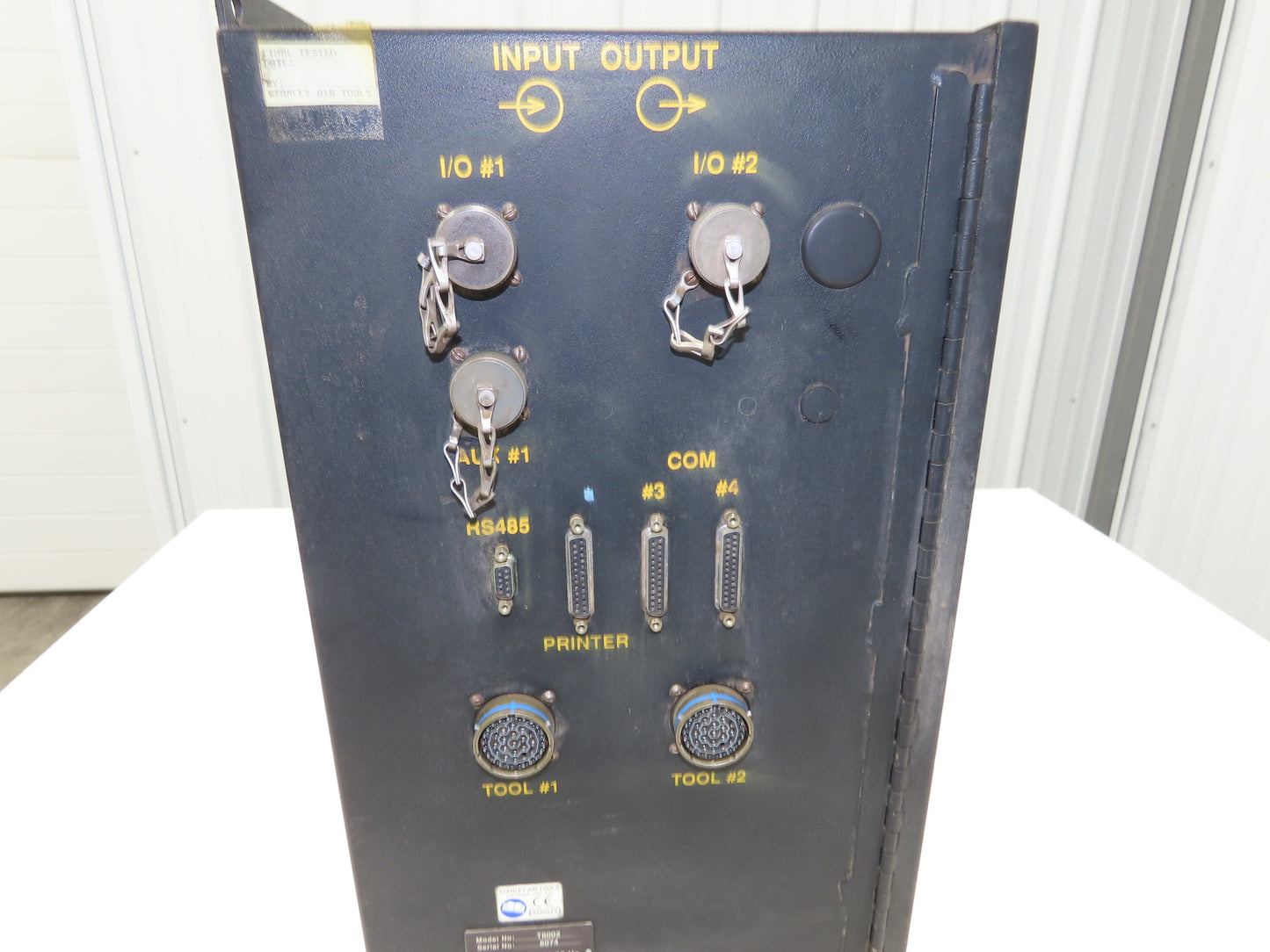 Stanley T8002 Servo Torque Nutrunner Driver Dual Tool Control Panel 230VAC 1Ph