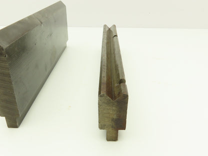 Press Brake Straight Punch & Die 11-14/16" Long 90° 5/8" V Set