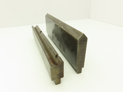 Press Brake Straight Punch & Die 11-14/16" Long 90° 5/8" V Set