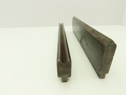 Press Brake Straight Punch & Die 16-3/4" Long 90° 5/8" V Set