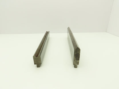 Press Brake Straight Punch & Die 16-3/4" Long 90° 5/8" V Set