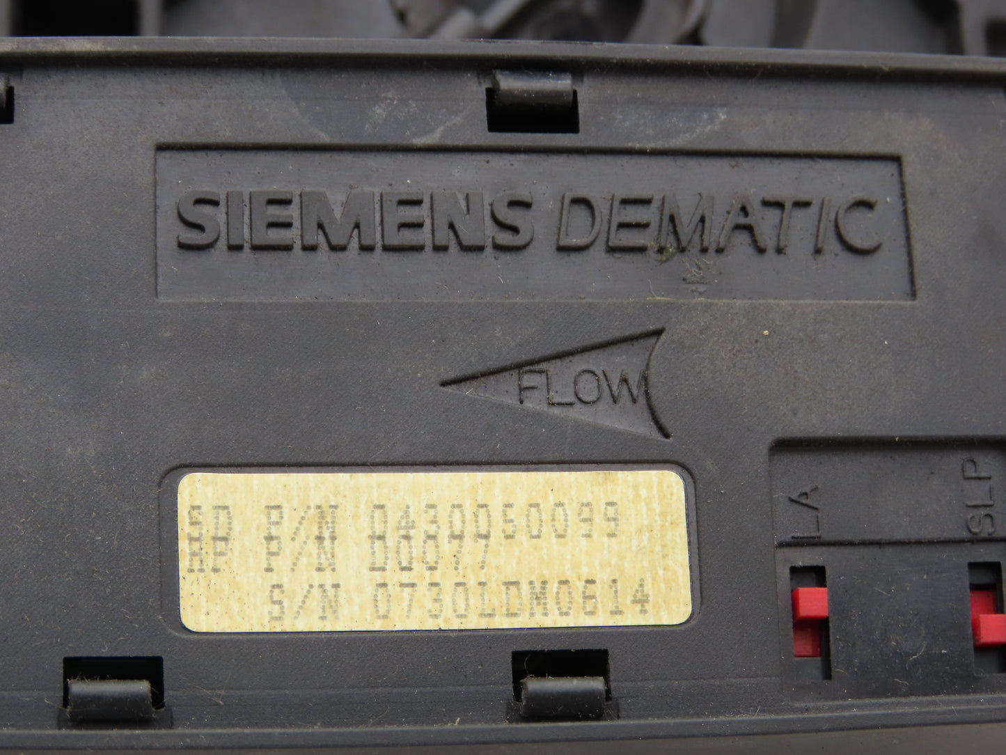Siemens Dematic 0430050099 Roller Conveyor Flow Controller RH 06881-02116