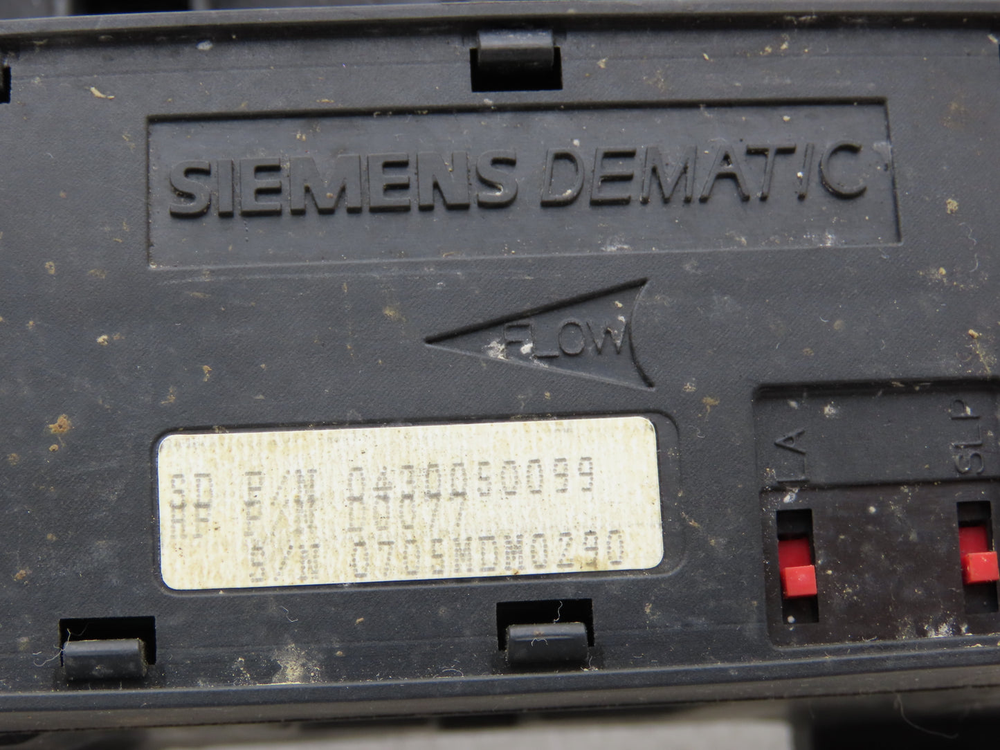 Siemens Dematic 0430050099 Roller Conveyor Flow Controller RH 06881-02116
