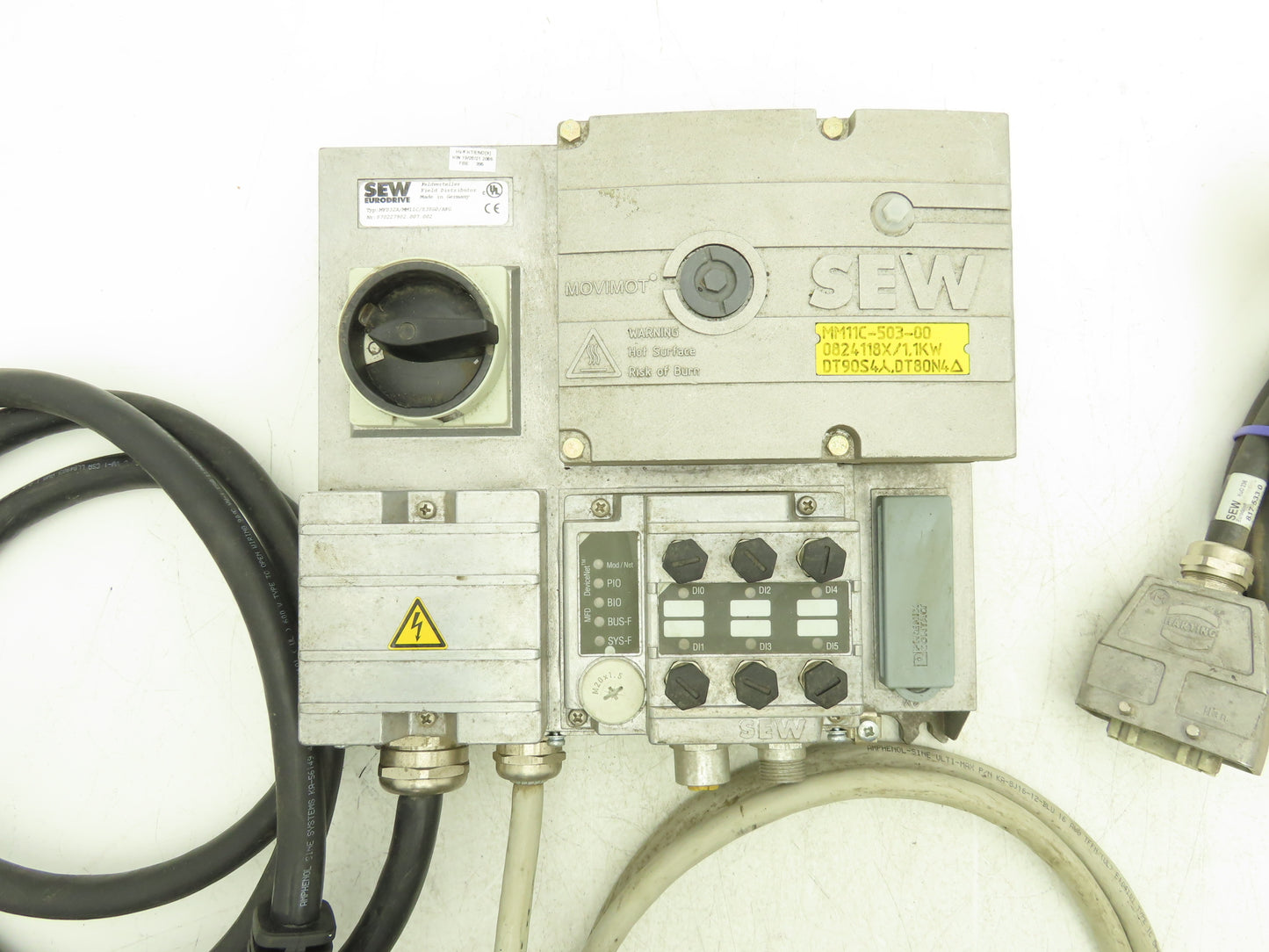 Sew Eurodrive MFD32A/MM11C/Z38G0/AFG Movimot VFD Drive Field Distributor 1.1kw