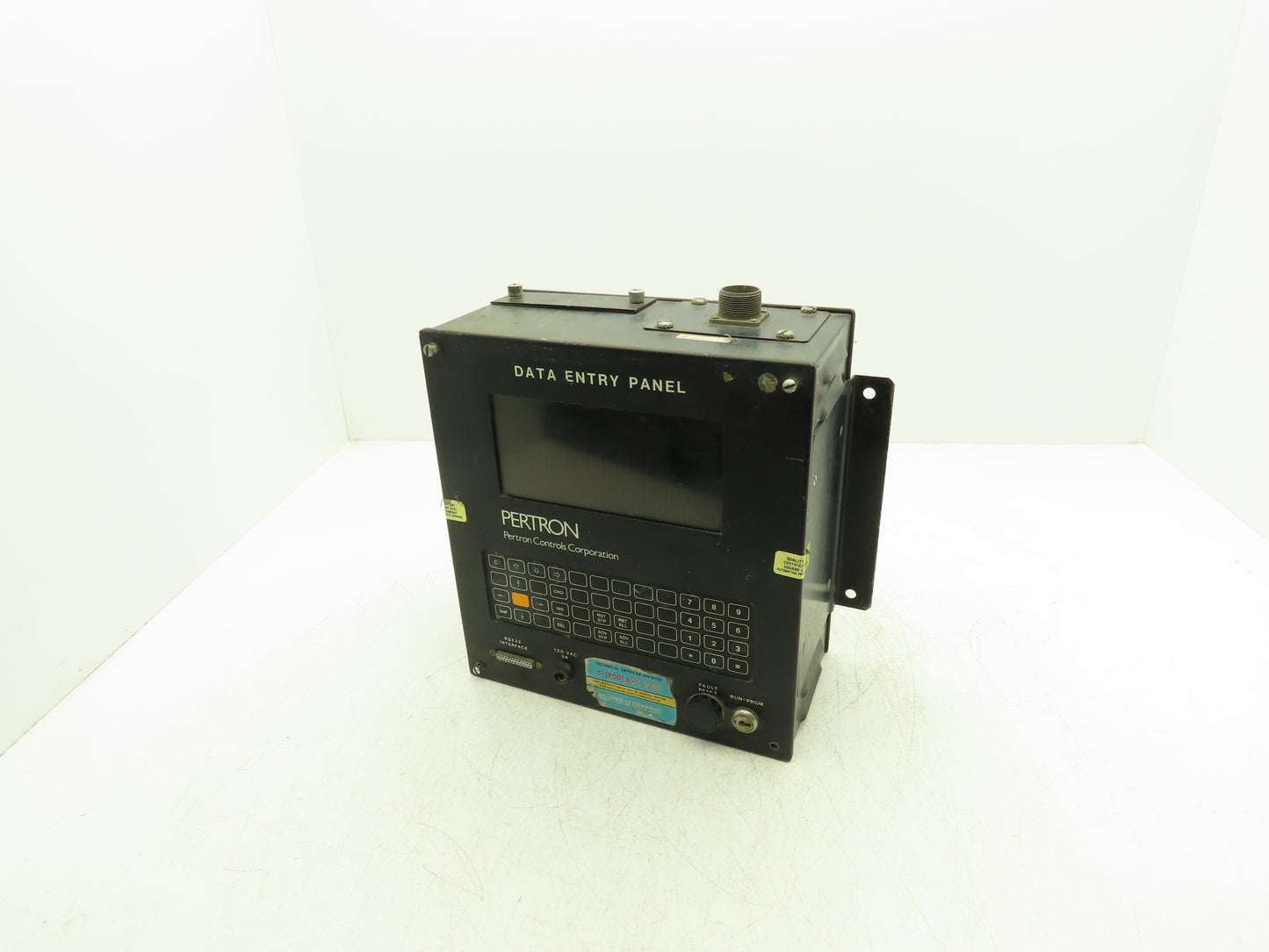 Pertron Controls Data Entry Control Panel with Fujitsu Screen FPC4012NRUL-01