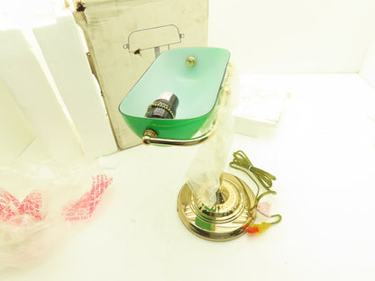 Emeralite Bankers Desk Lamp Vintage Emerald Green with Pull Chain