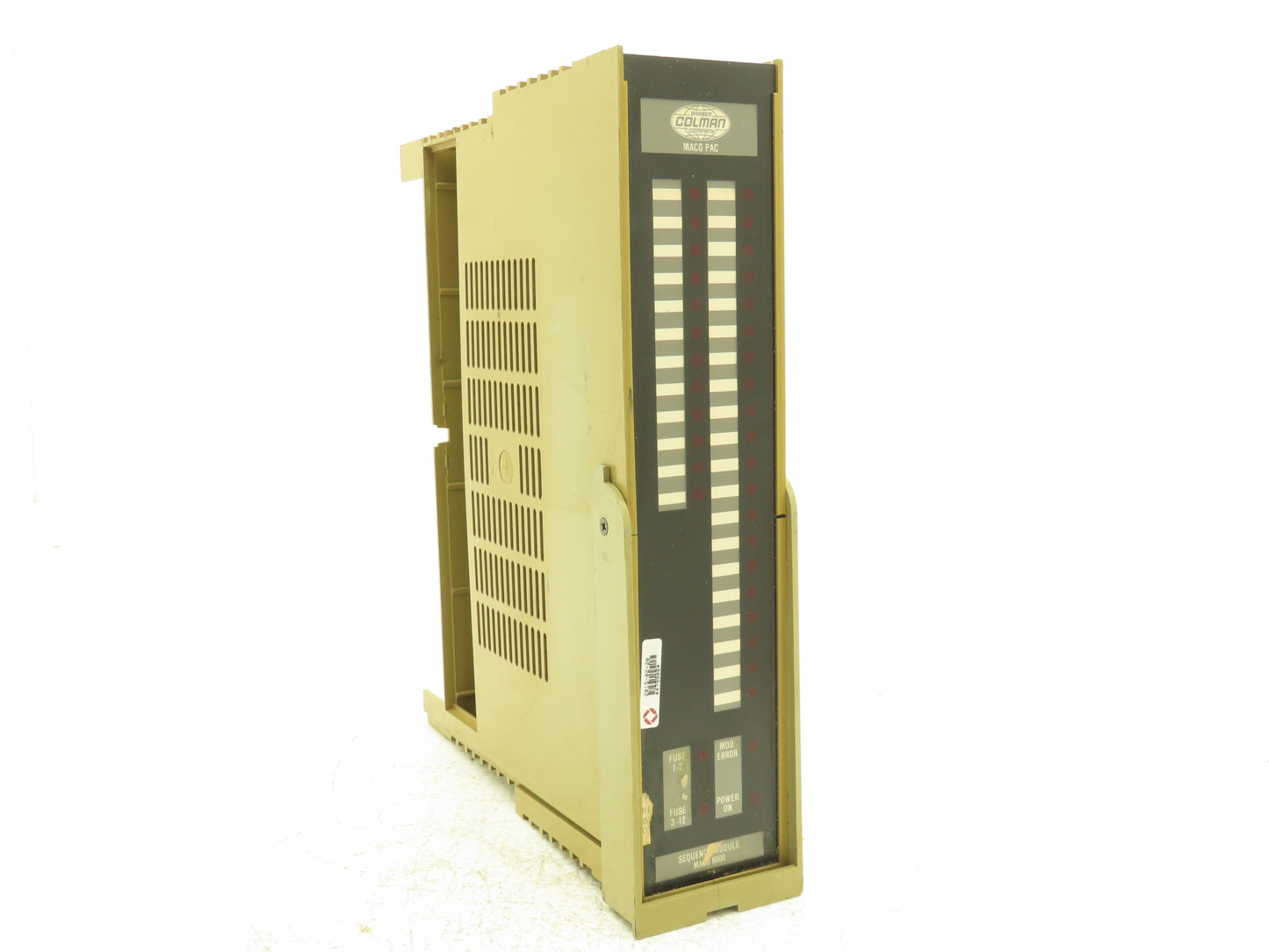 Barber Coleman 80CB-11001-001-0-00 Maco 8000 Sequence Module 120VAC Small Crack