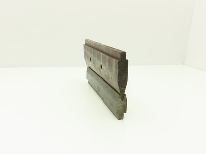 Press Brake Punch Die 10.5" Long 30° Acute V With 1/2 x 5/8" Shank Set