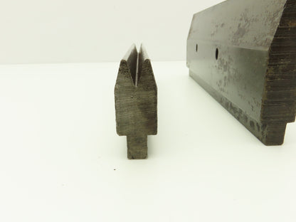 Press Brake Punch Die 10.5" Long 30° Acute V With 1/2 x 5/8" Shank Set