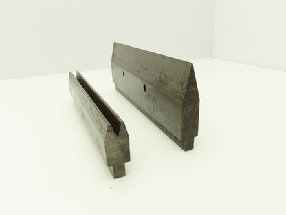 Press Brake Punch Die 10.5" Long 30° Acute V With 1/2 x 5/8" Shank Set