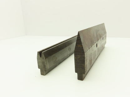 Press Brake Punch Die 10.5" Long 30° Acute V With 1/2 x 5/8" Shank Set