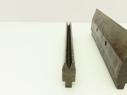 Press Brake Punch Die 10.5" Long 30° Acute V With 1/2 x 5/8" Shank Set