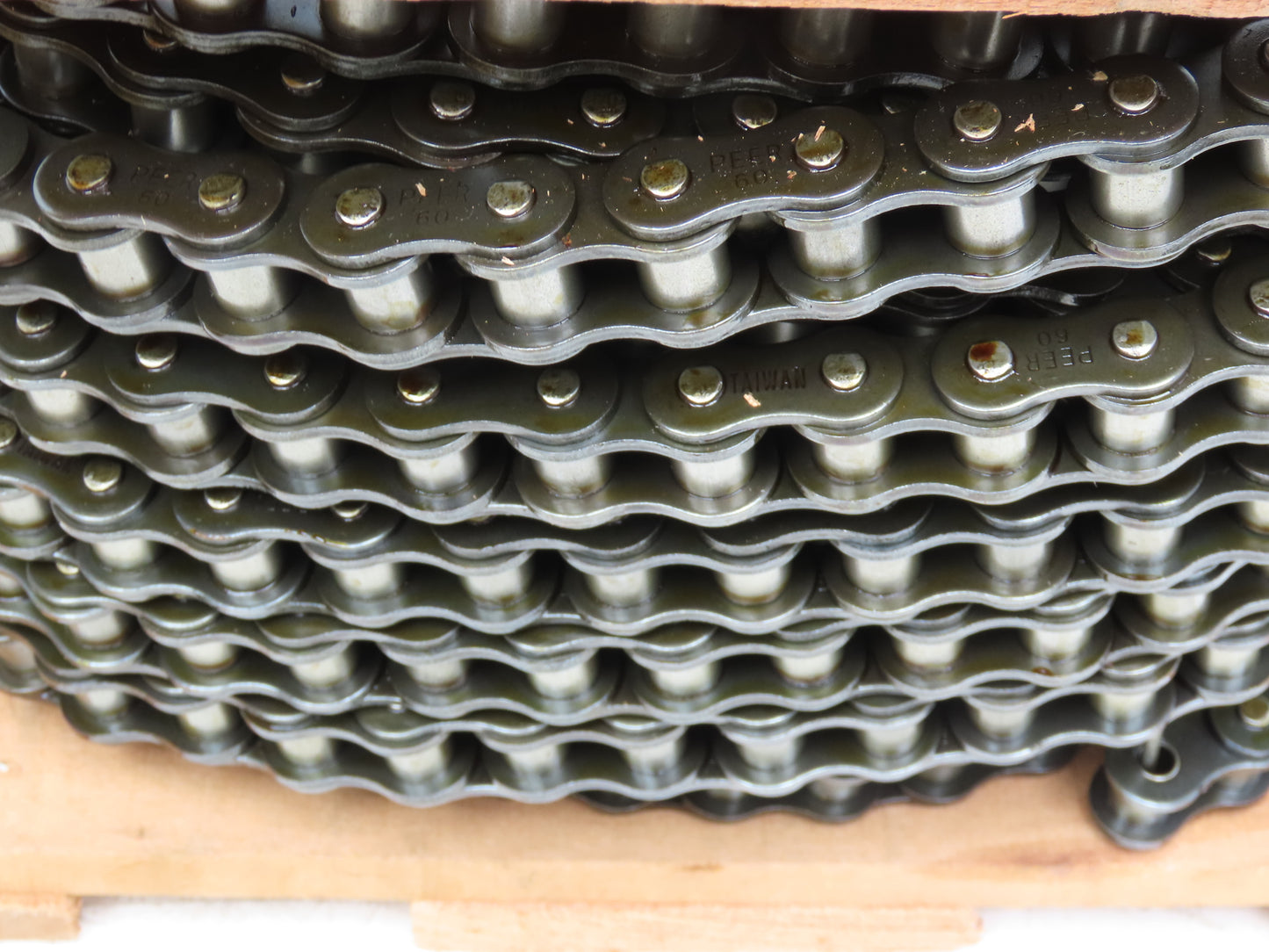 Peer 60-1RIV Roller Chain #60 Riveted Standard Duty .75 Pitch 100' Reel