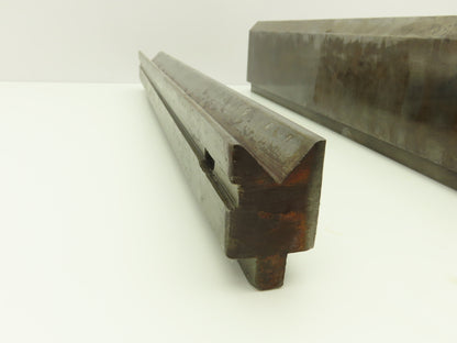 Press Brake Straight Punch & Die 19-3/4" Long 90° 5/8" x 1/2" V Set