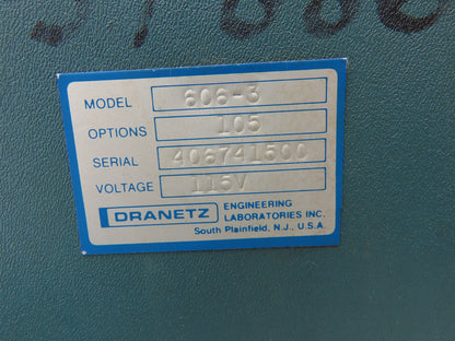 Dranetz  Series 606 Power Line Disturbance Analyzer