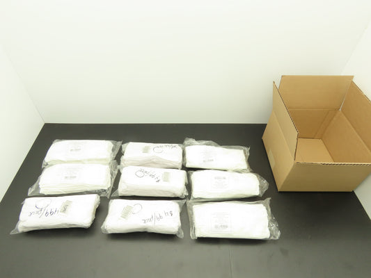 97-521H Lisle Inspection Gloves White Cotton Small 12pk 48UR66  Lot of 9