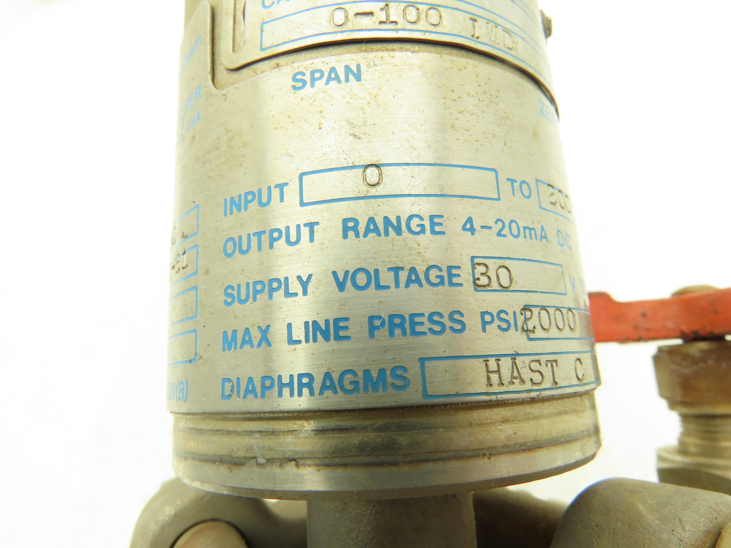 Gould PD3000-200-32-21-XX-61 Pressure Transmitter 30VDC 2000psi w/Manifold Valve