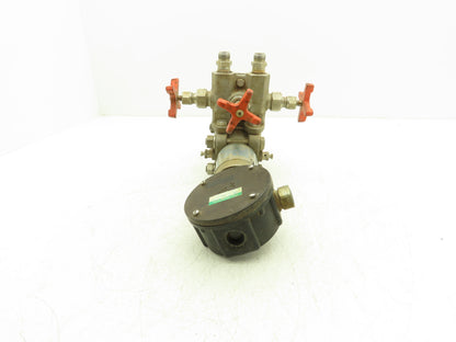 Gould PD3000-200-32-21-XX-61 Pressure Transmitter 30VDC 2000psi w/Manifold Valve