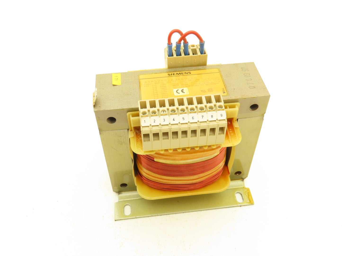 Siemens 4AM5295-6JA00-0N 500 VA Transformer 1PH HV 230/480/600 LV 115/115