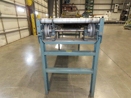 Hytrol 10'x 26" Accumulation Roller Conveyor 23"BF V-Belt Drive 1Hp 3PH 100fpm