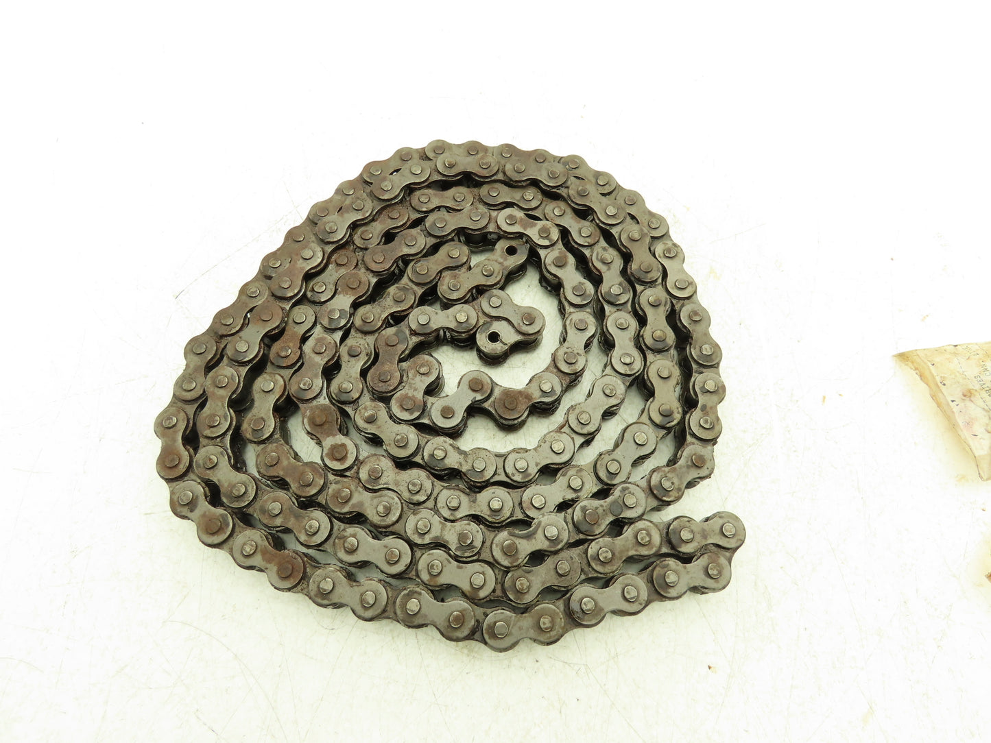 N/A #60-1 360 Roller Chain Standard Duty Riveted Some Surface Rust 2 Connectors