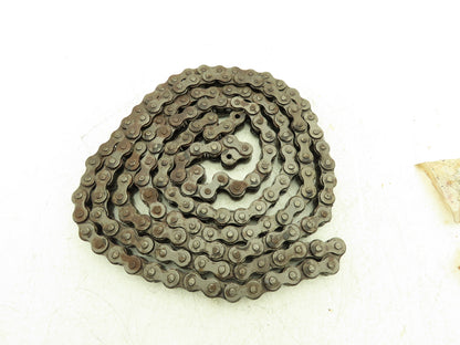 N/A #60-1 360 Roller Chain Standard Duty Riveted Some Surface Rust 2 Connectors