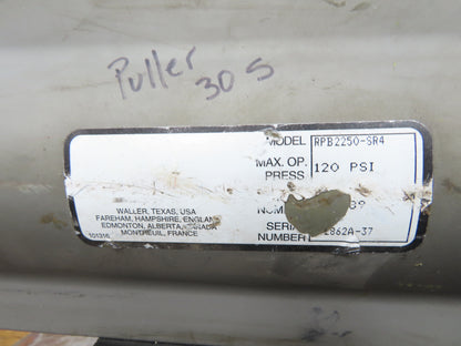 Bettis RPB2250-SR4  2"NPT 3-Way Ball Valve 316SS w/Pneumatic Actuator 120psi