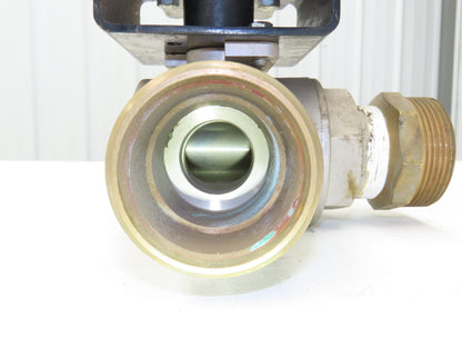 Bettis RPB2250-SR4  2"NPT 3-Way Ball Valve 316SS w/Pneumatic Actuator 120psi