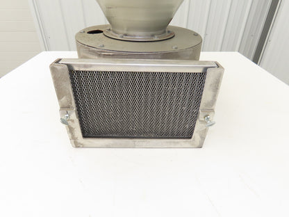 Vacuum Receiver Loader 22" Hopper 26 Gallon Injection Molding Plastic