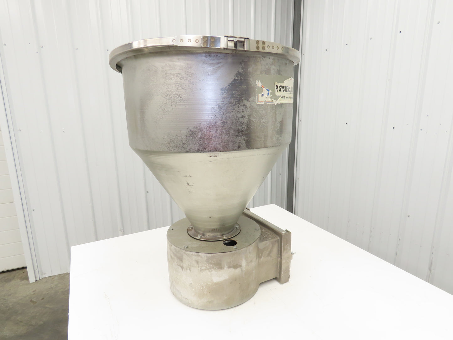 Vacuum Receiver Loader 22" Hopper 26 Gallon Injection Molding Plastic