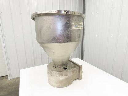 Vacuum Receiver Loader 22" Hopper 26 Gallon Injection Molding Plastic