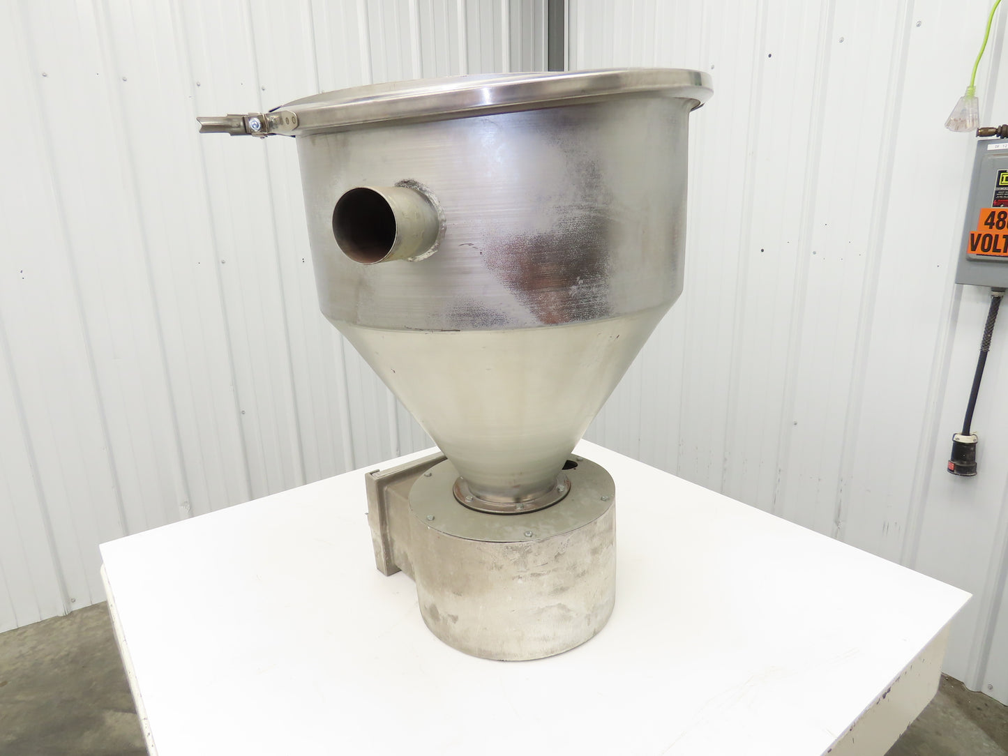 Vacuum Receiver Loader 22" Hopper 26 Gallon Injection Molding Plastic