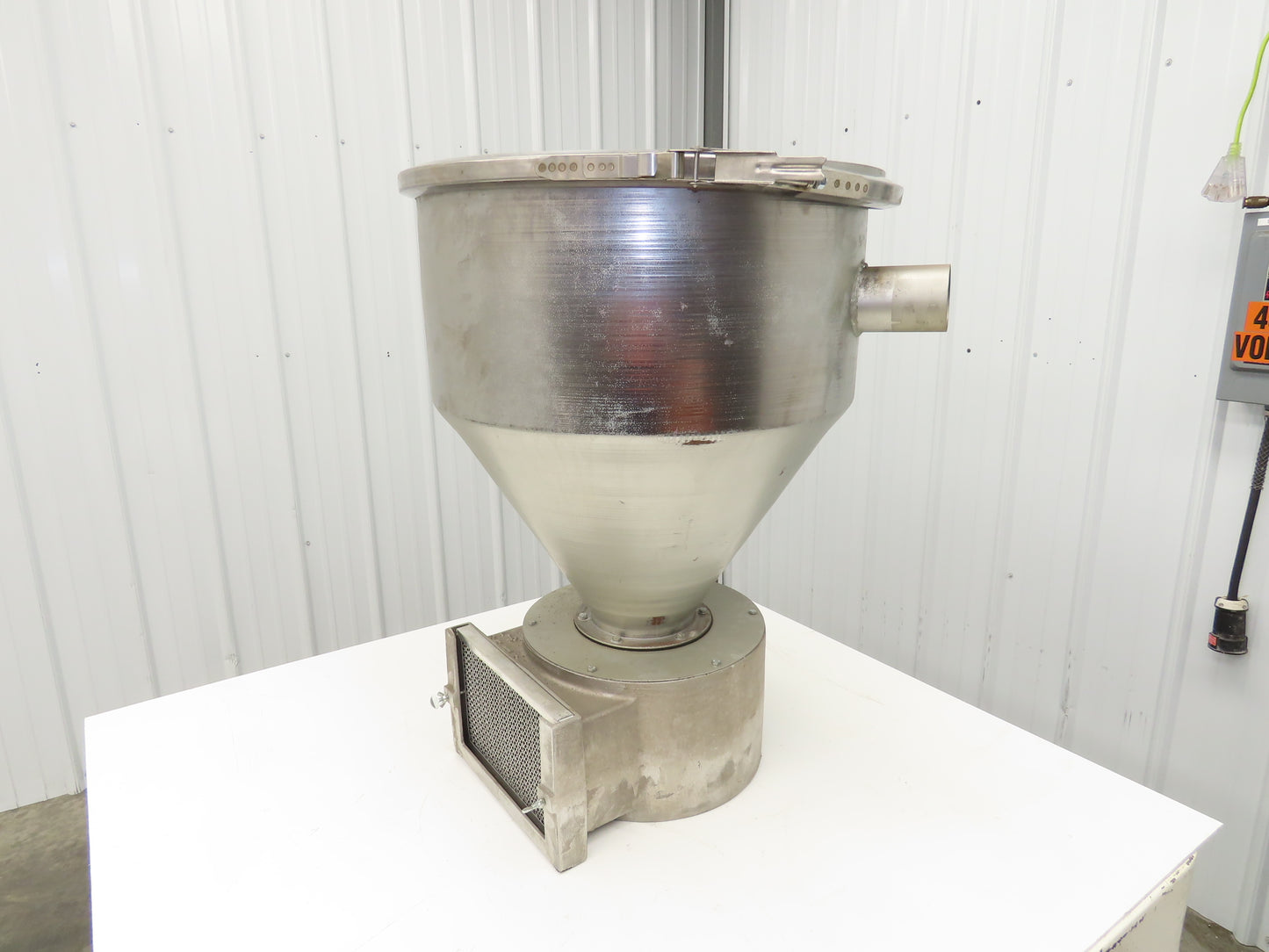 Vacuum Receiver Loader 22" Hopper 26 Gallon Injection Molding Plastic