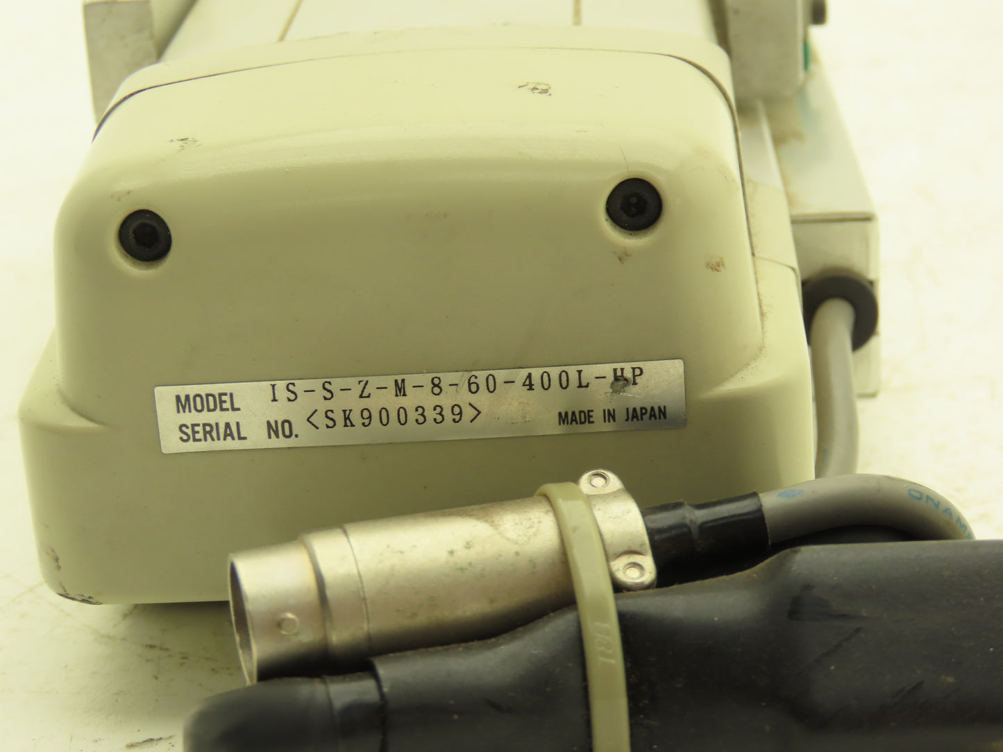 IAI IS-S-Z-M-8-60-400L-HP Motorized Cylinder Linear Screw Actuator 400mm Stroke