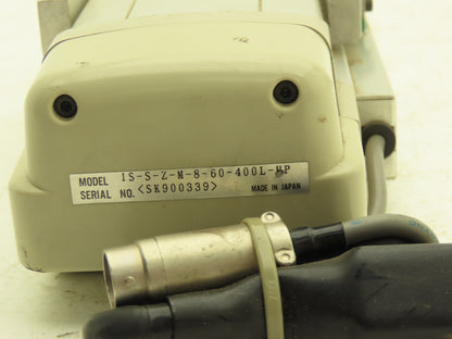 IAI IS-S-Z-M-8-60-400L-HP Motorized Cylinder Linear Screw Actuator 400mm Stroke