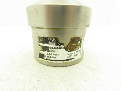 Straval RV120-10T-N518- Relief Valve Range .5-5PSIG Set @2.5PSIG