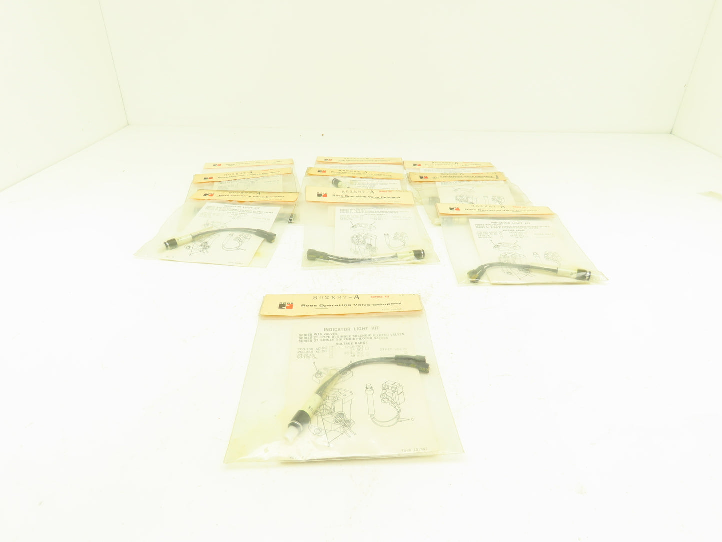 Ross 862K87-A Indicator Light Service Kit 120VAC Lot of 10