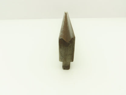 Press Brake Straight Die 21-1/2" Long 90° V With 1/2 x 5/8" Shank