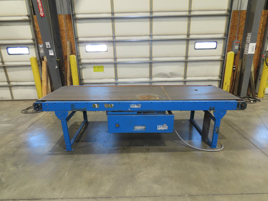 Versa 42"x 10' Slider Bed Conveyor 33.5" Belt 230/460V Center Drive 60 FPM