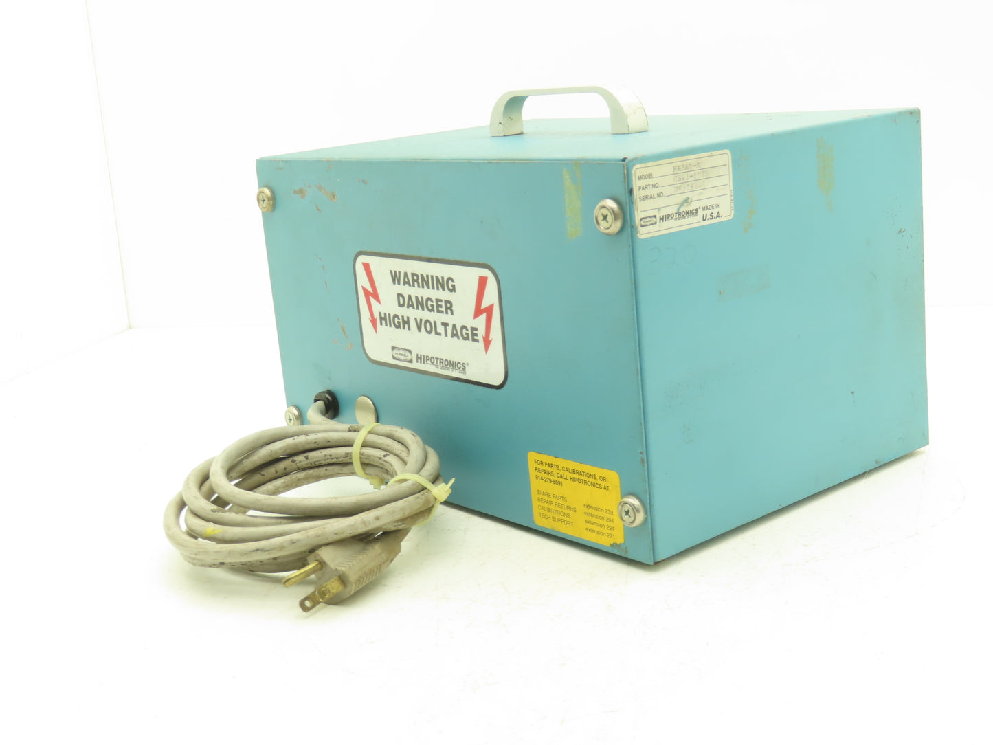 Hipotronics CS11-1028 Vintage AC Hipot Tester AT Series 0-3kV 0-5mA