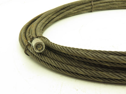 Wireco 5/16"x 80' Steel Wire Rope Crane Hoist Winch Lifting Cable