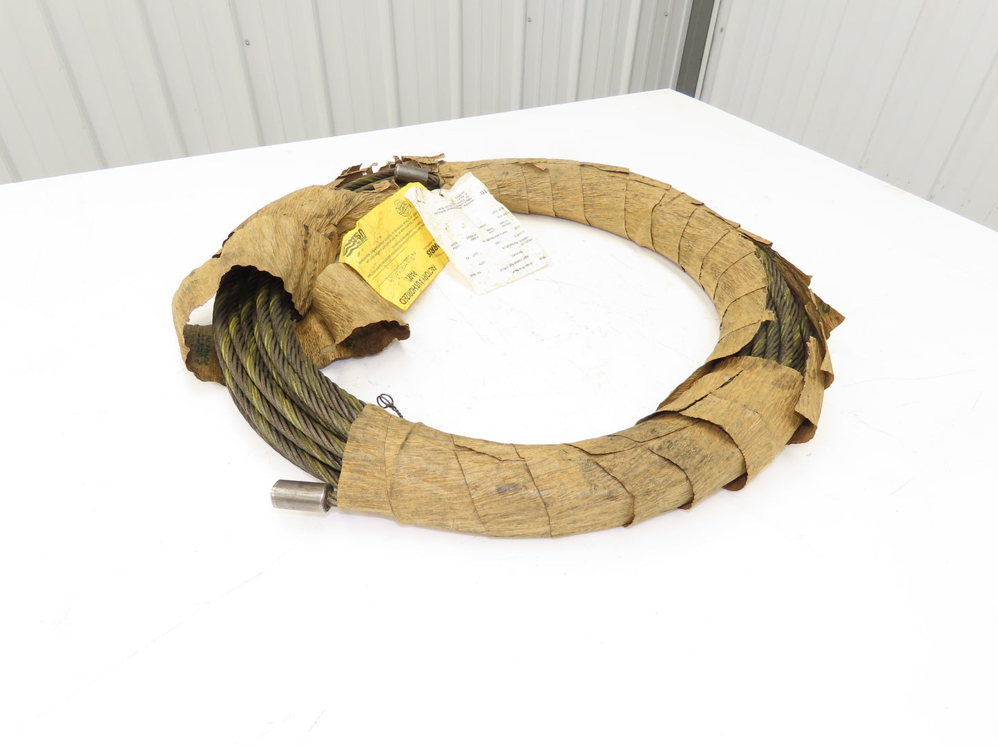 Wireco 3/8"x 100' Steel Wire Rope Crane Hoist Winch Lifting Cable R68759D2F119