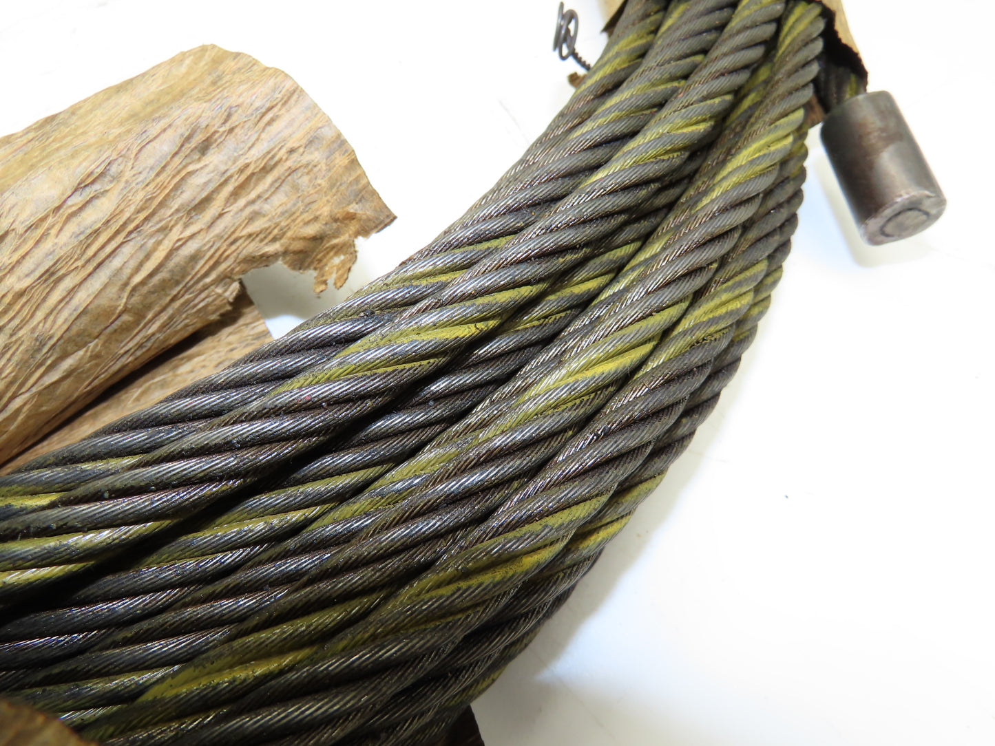 Wireco 3/8"x 100' Steel Wire Rope Crane Hoist Winch Lifting Cable R68759D2F119