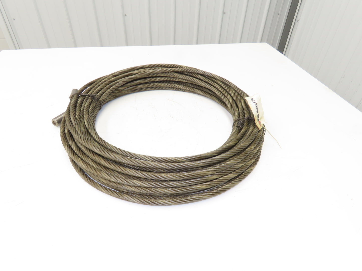 Wireco 7/16"x 100' Steel Wire Rope Crane Hoist Winch Lifting Cable R68760DZF116