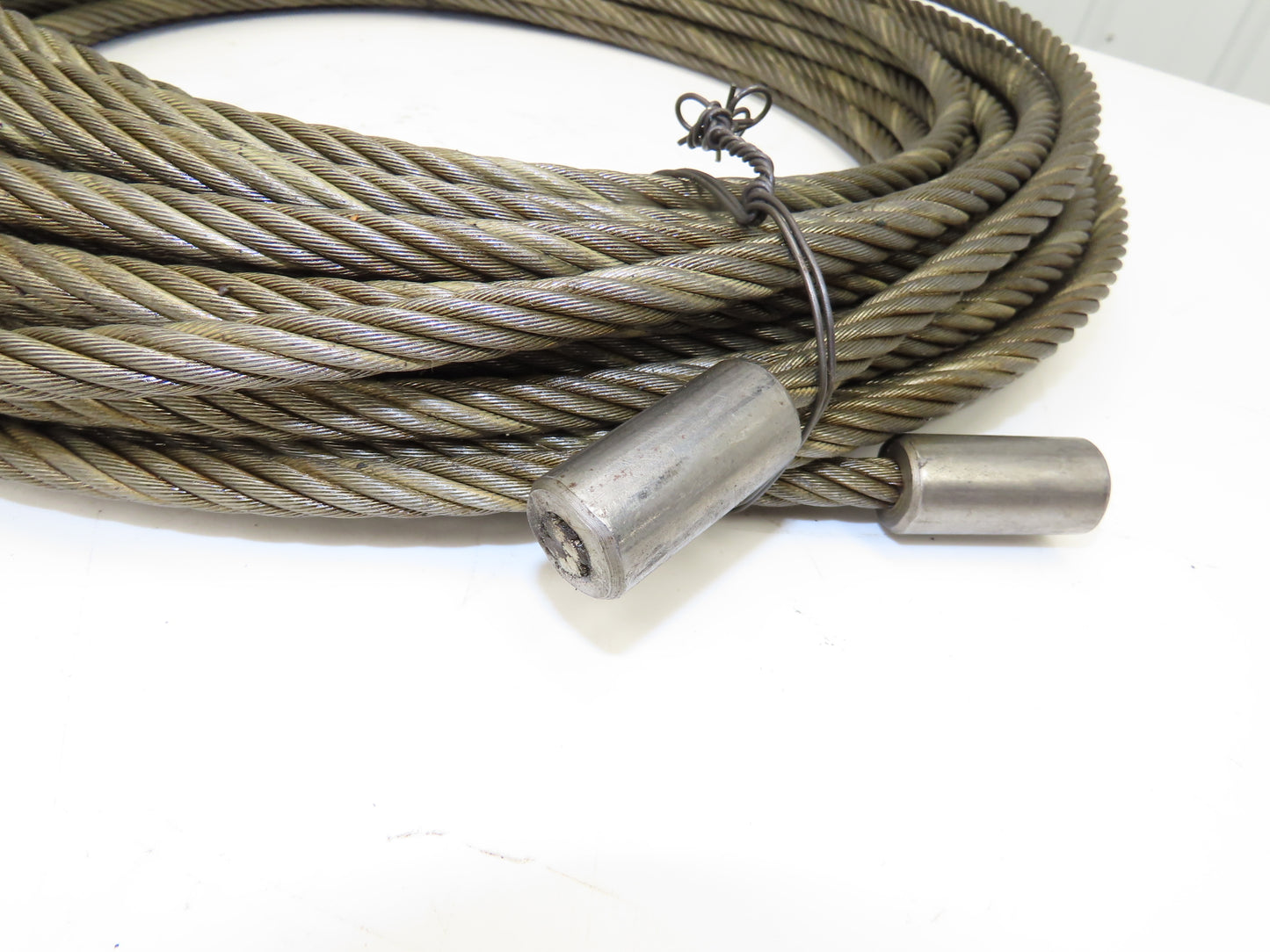 Wireco 7/16"x 100' Steel Wire Rope Crane Hoist Winch Lifting Cable R68760DZF116